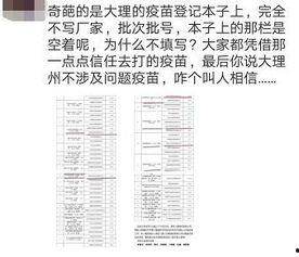 大理头条疫苗最新爆料,揭秘疫苗事件真相与进展